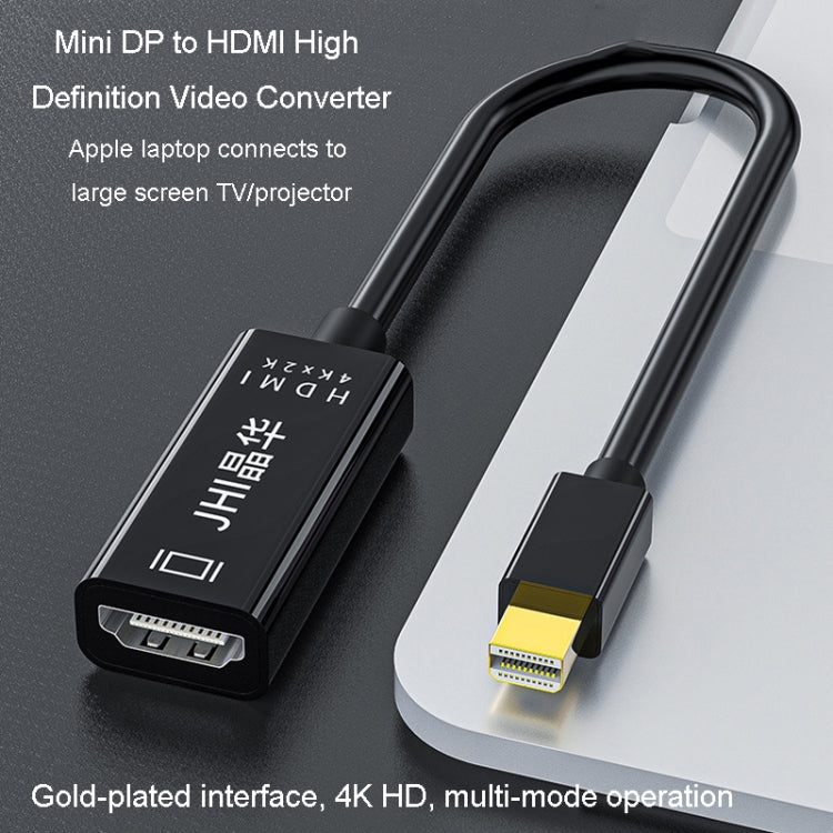 JINGHUA DP To HDMI HD Video Converter For Thunderbolt 4K Interface(4K Black)