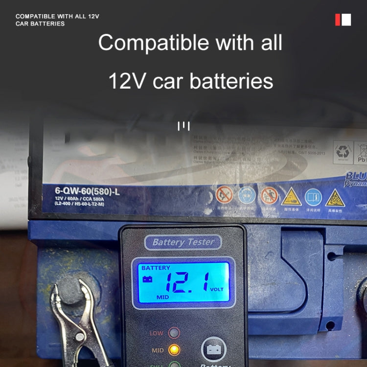 12V Portable Car Fast Automatic Battery Tester