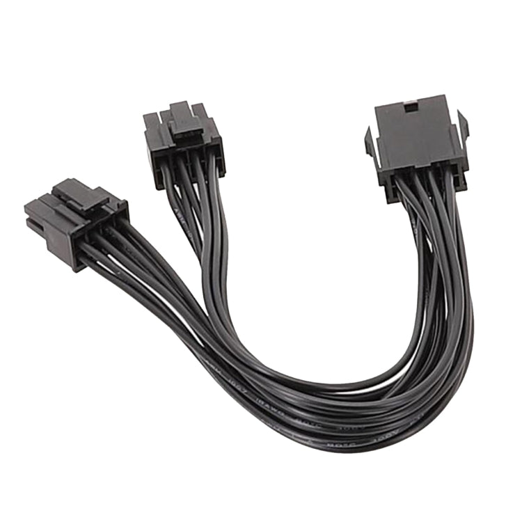 20cm 8P Female To Dual 6+2Pin Male Graphics Card Power Cable 8P To Dual 8P 1 To 2 Power Adapter Cable