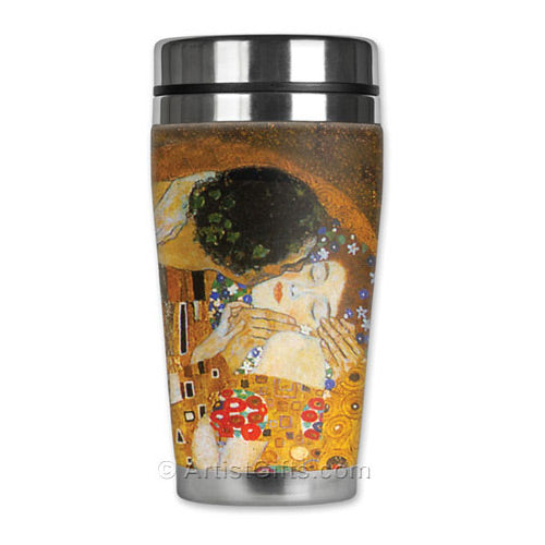  Klimt The Kiss Insulated Travel Art Mug 