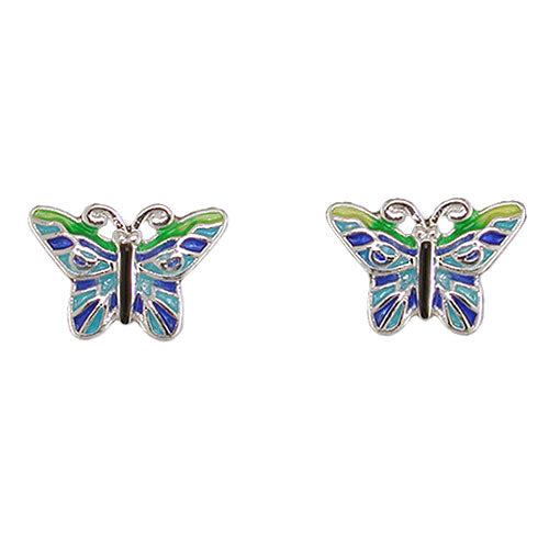  Tropical Butterfly Post Earrings 