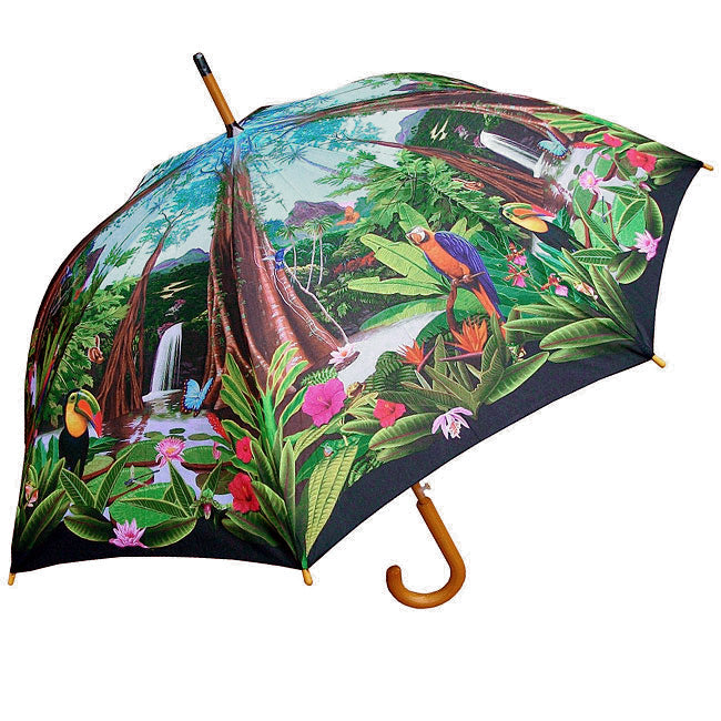  Tropical Rainforest Floral Umbrella 