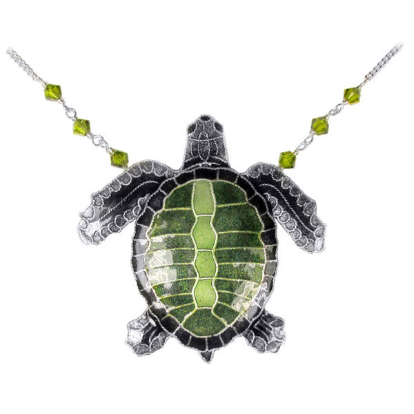  Olive Ridley Sea Turtle Necklace / Choker 