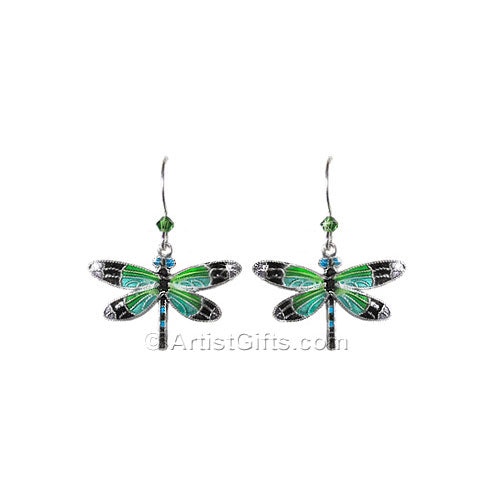  Gossamer Wing Dragonfly Earrings 