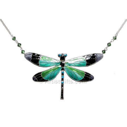  Gossamer Wing Dragonfly Necklace 