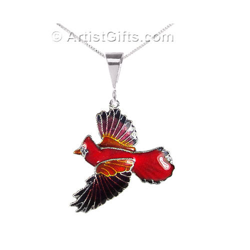  Red Cardinal Necklace 