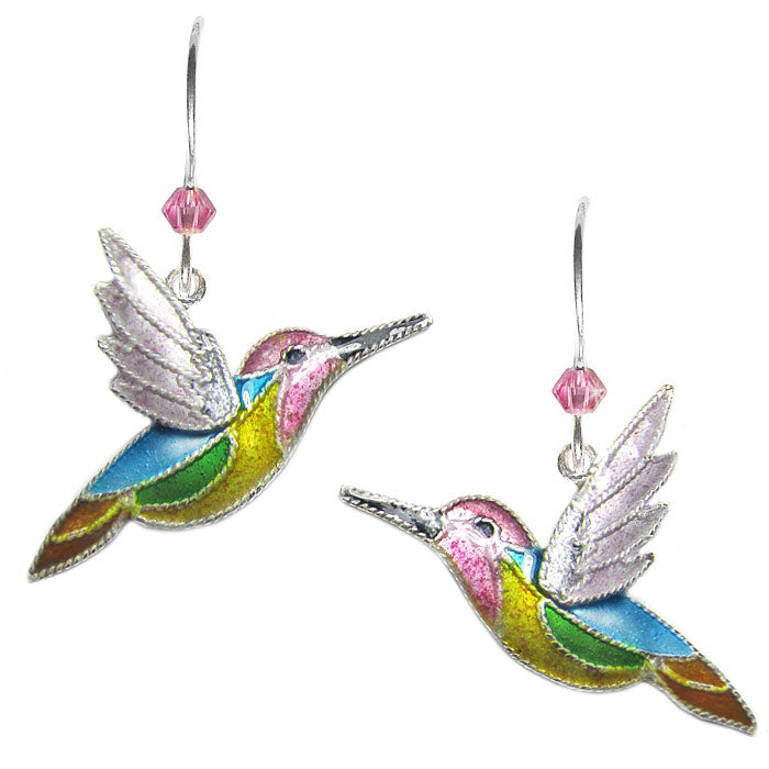  Tropical Hummingbird Earrings 