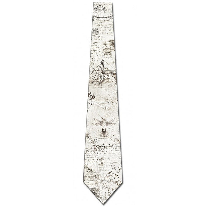  Da Vinci Drawings Museum Art Necktie 