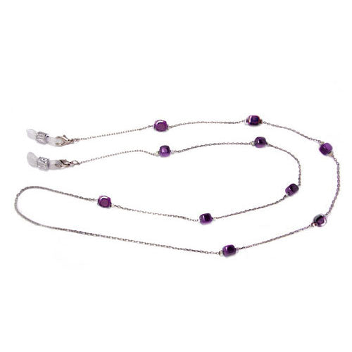  Purple Elegance Eyeglass Chains for Reading Glasses 