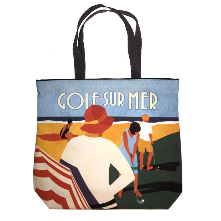  Golf Sur Mer Art Tote 