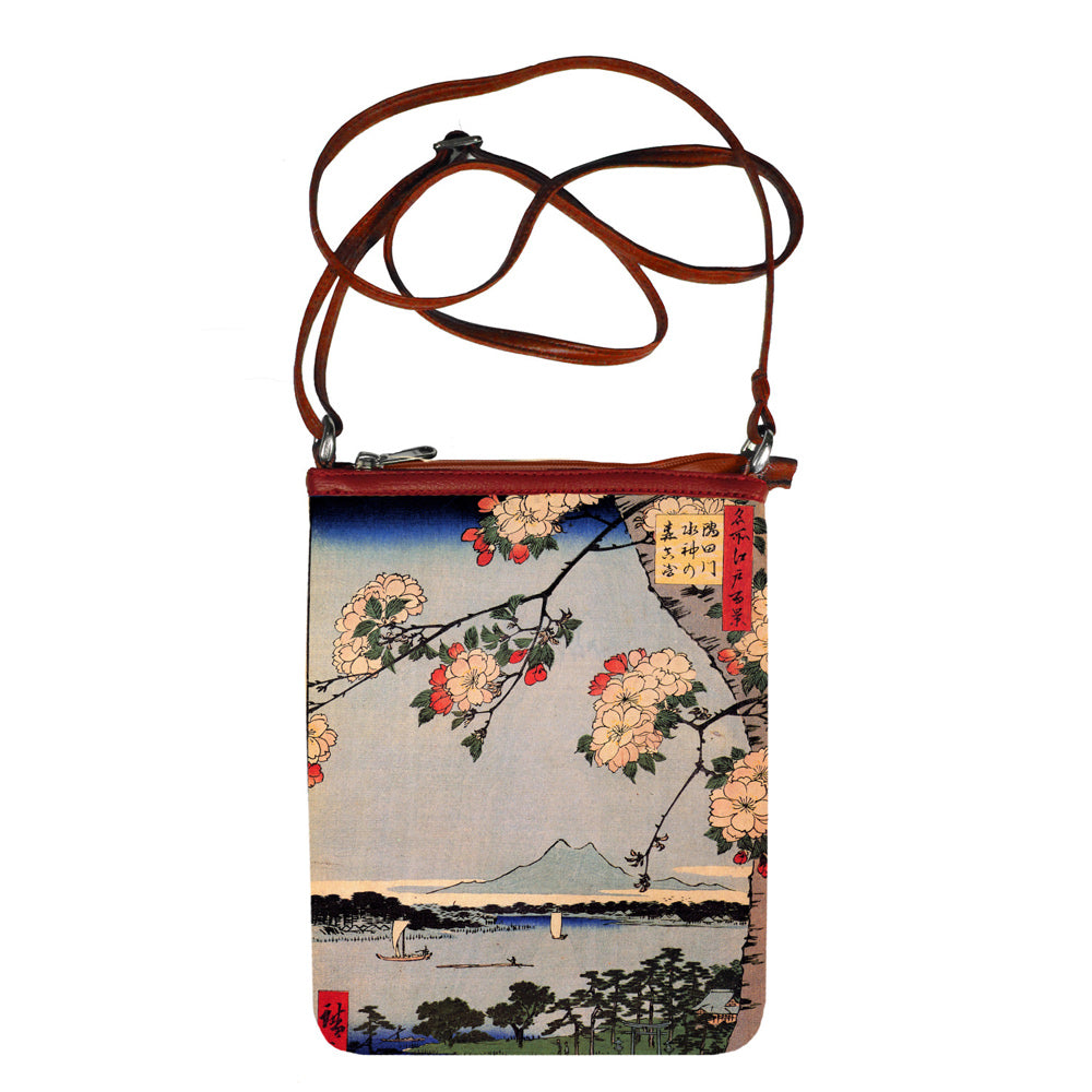  Hiroshige Suijin Shrine Art Hipster Bag 