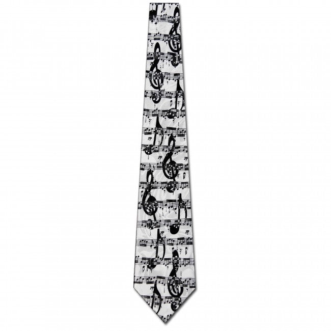  Music Notes Necktie 