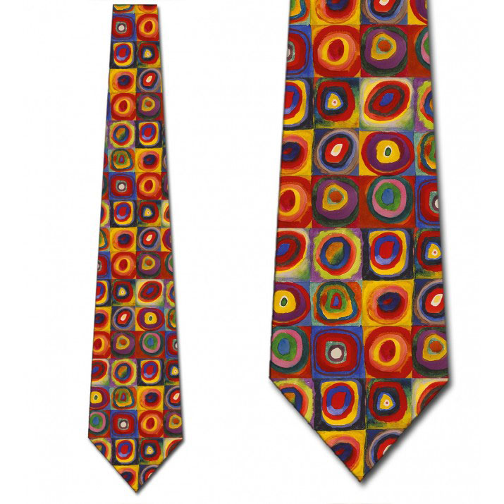  Abstract Art Kandinsky Necktie 