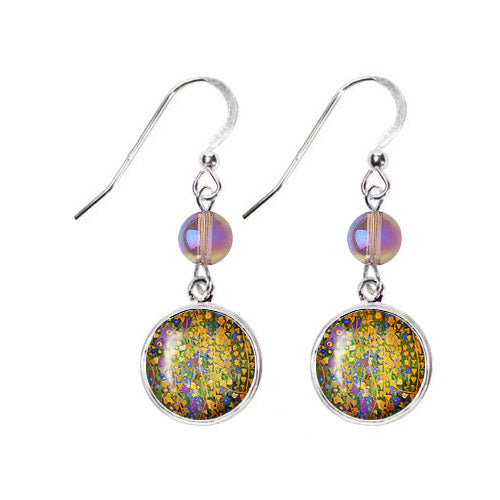  Klimt The Kiss Art Earrings 