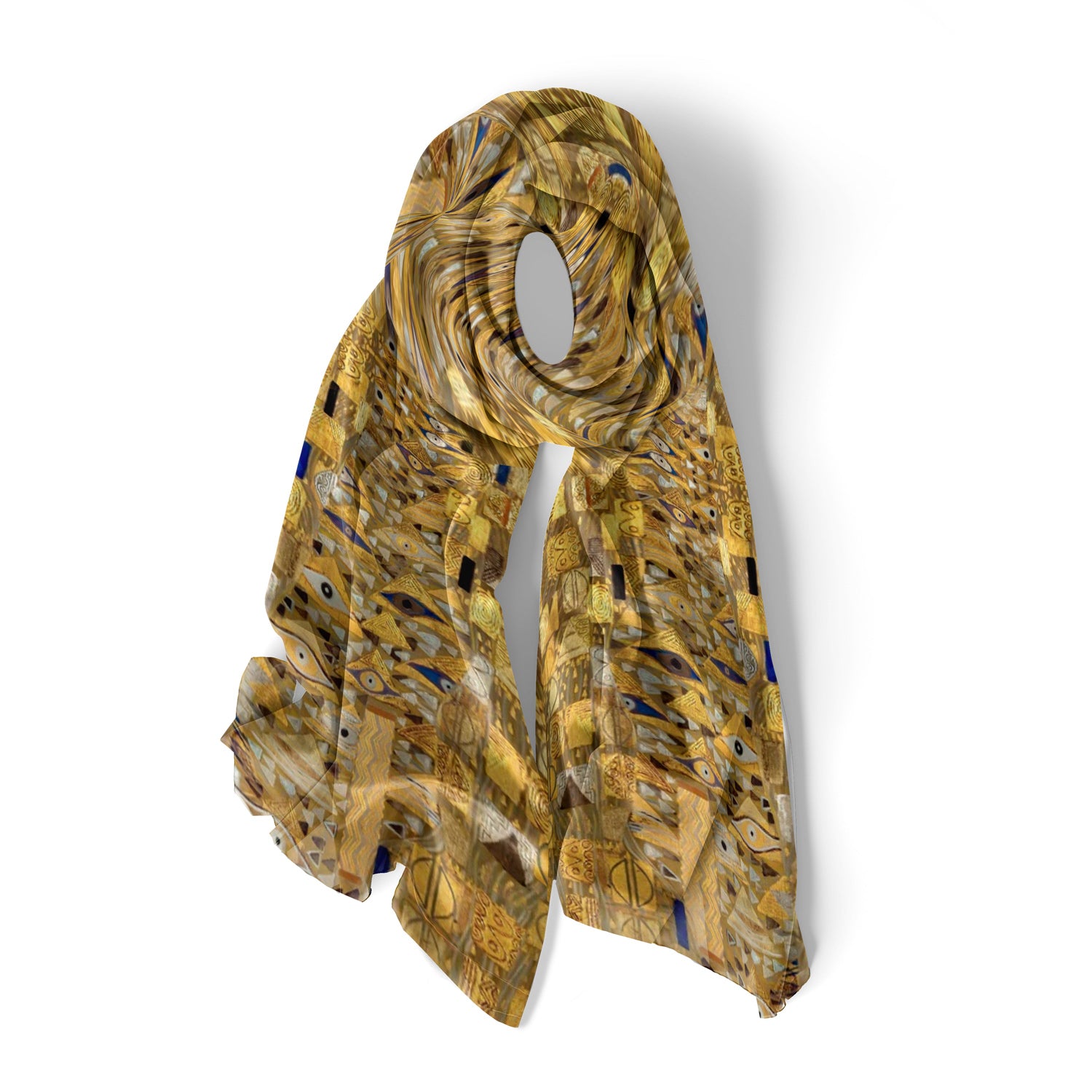  Klimt Adele Gold Dress Art Scarf 