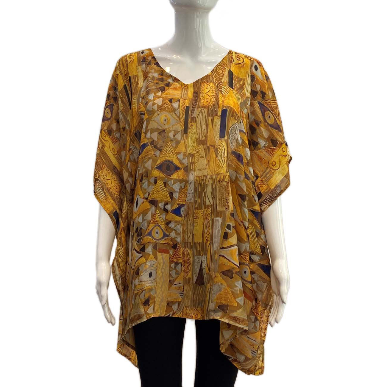  Klimt Adele Gold Dress Art Popover Top or Scarf 