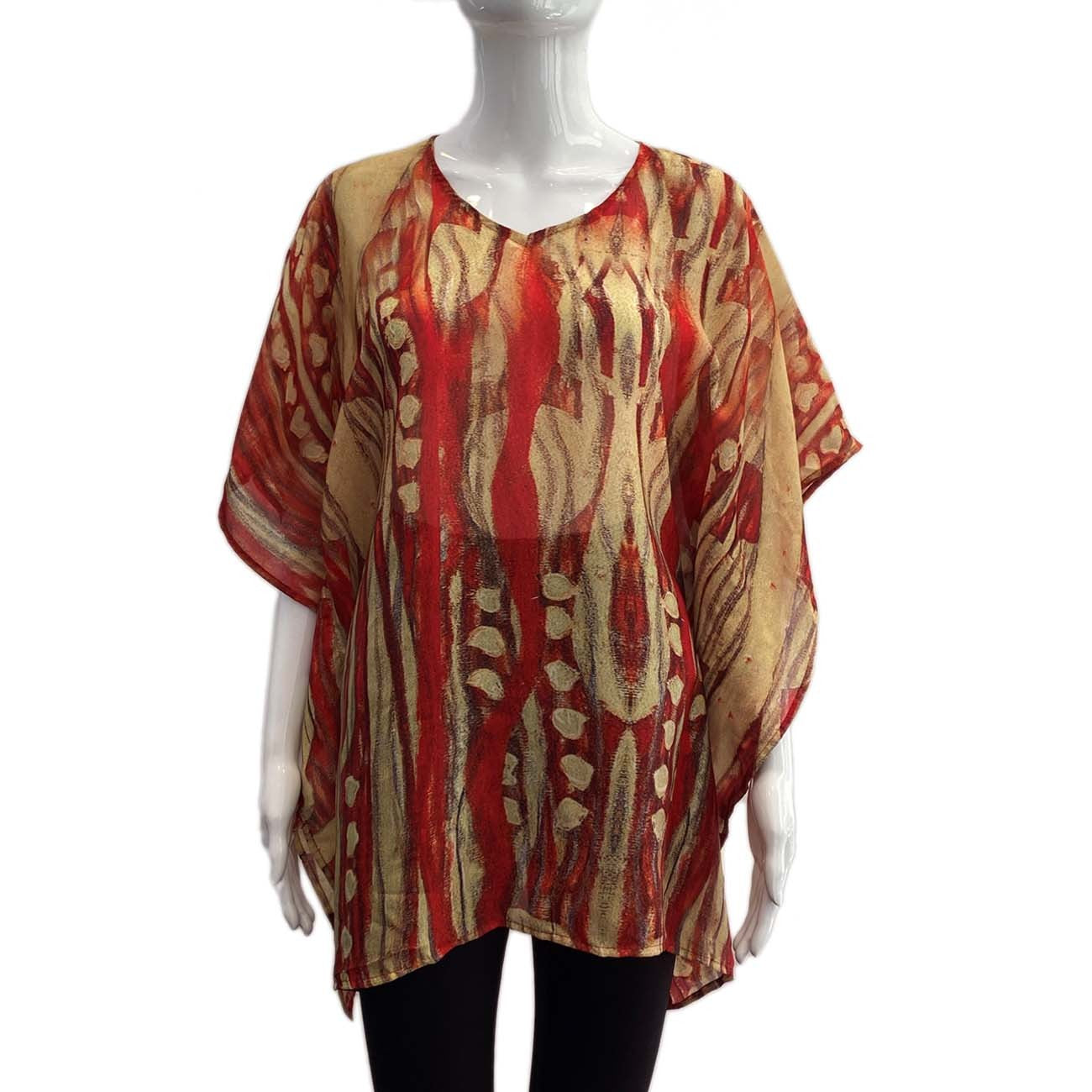  Klimt Hygieia Red Dress Art Popover Top or Scarf 