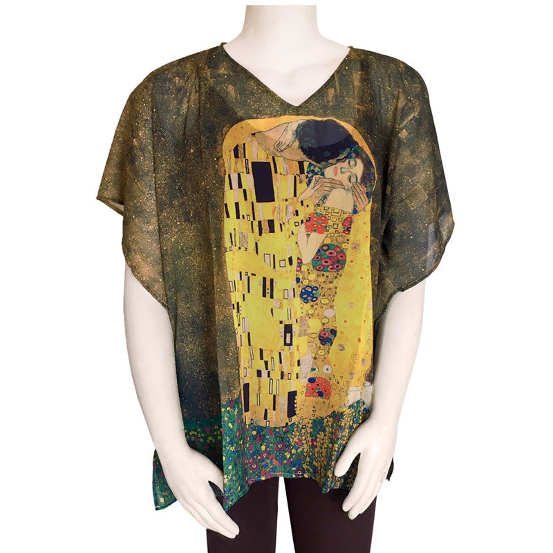  Klimt The Kiss Popover Fine Art Popover Top or Scarf 