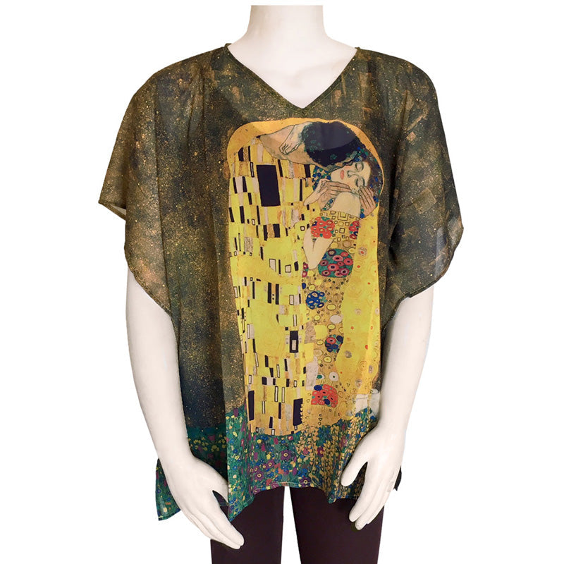  Klimt The Kiss Popover Fine Art Popover Top or Scarf 