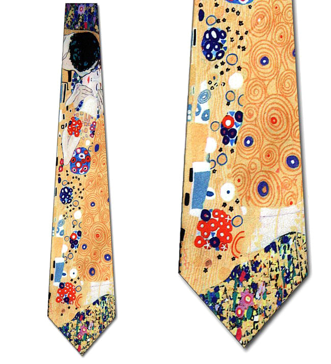  Gustav Klimt The Kiss Art Necktie 