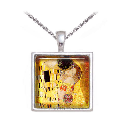  Klimt The Kiss Necklace 