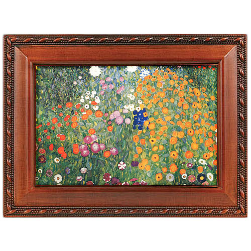  Klimt Flower Garden Music Box 