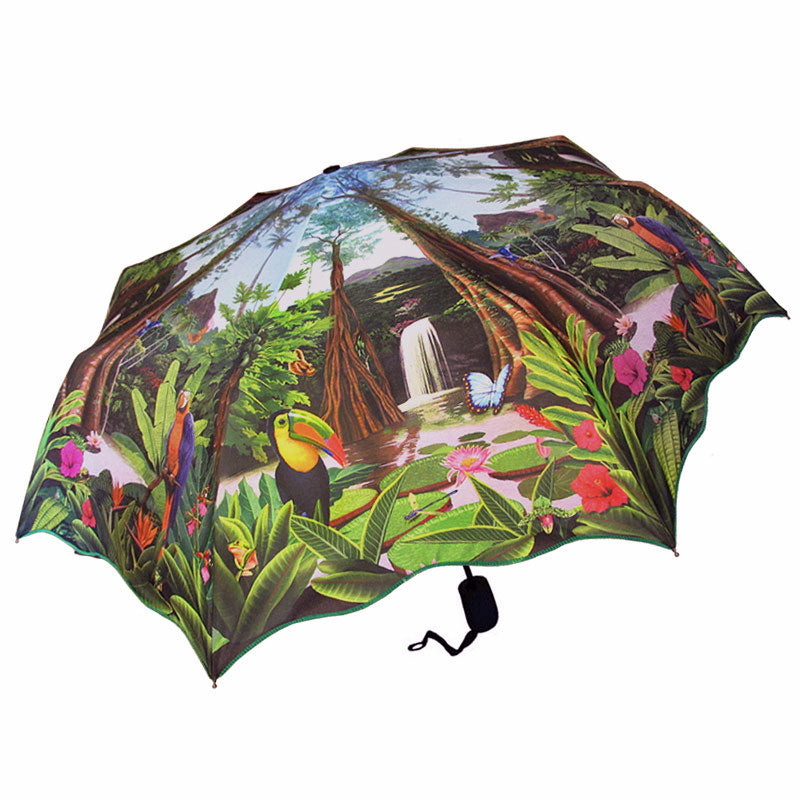  Tropical Rainforest Folding Umbrella 