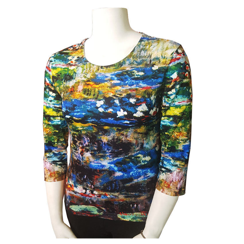  Monet Reflections Art Shirt - Clearance 