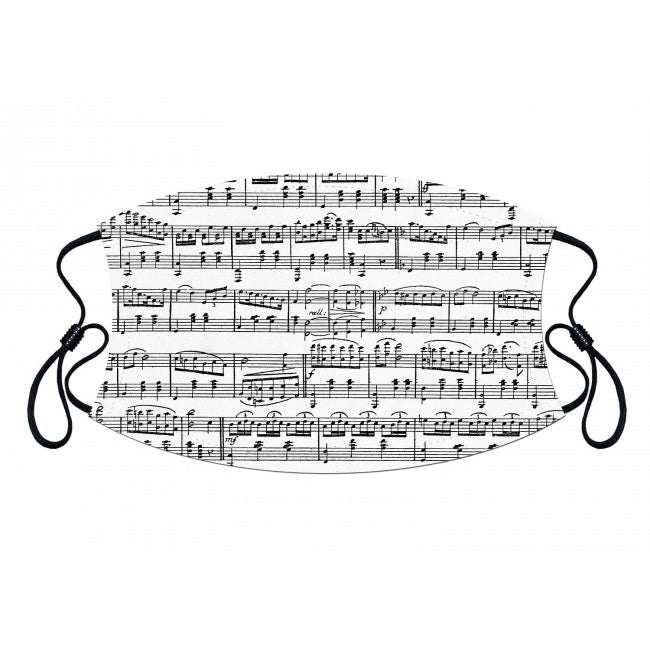  Music Lovers Music Theme Adjustable Facemask 