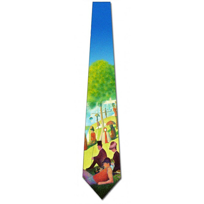  Seurat Sunday Afternoon Art Necktie 