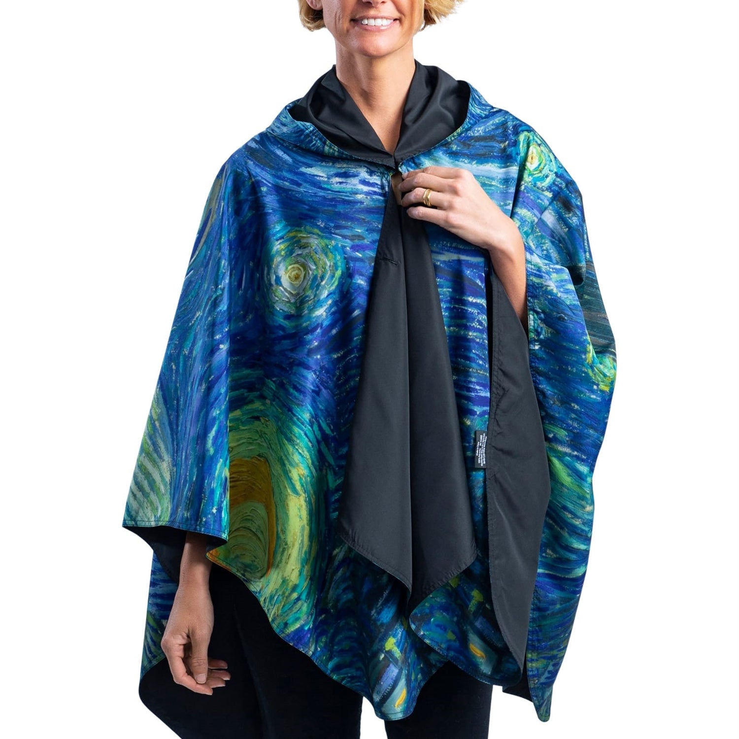  Van Gogh Starry Night Rain Cape by Raincaper 