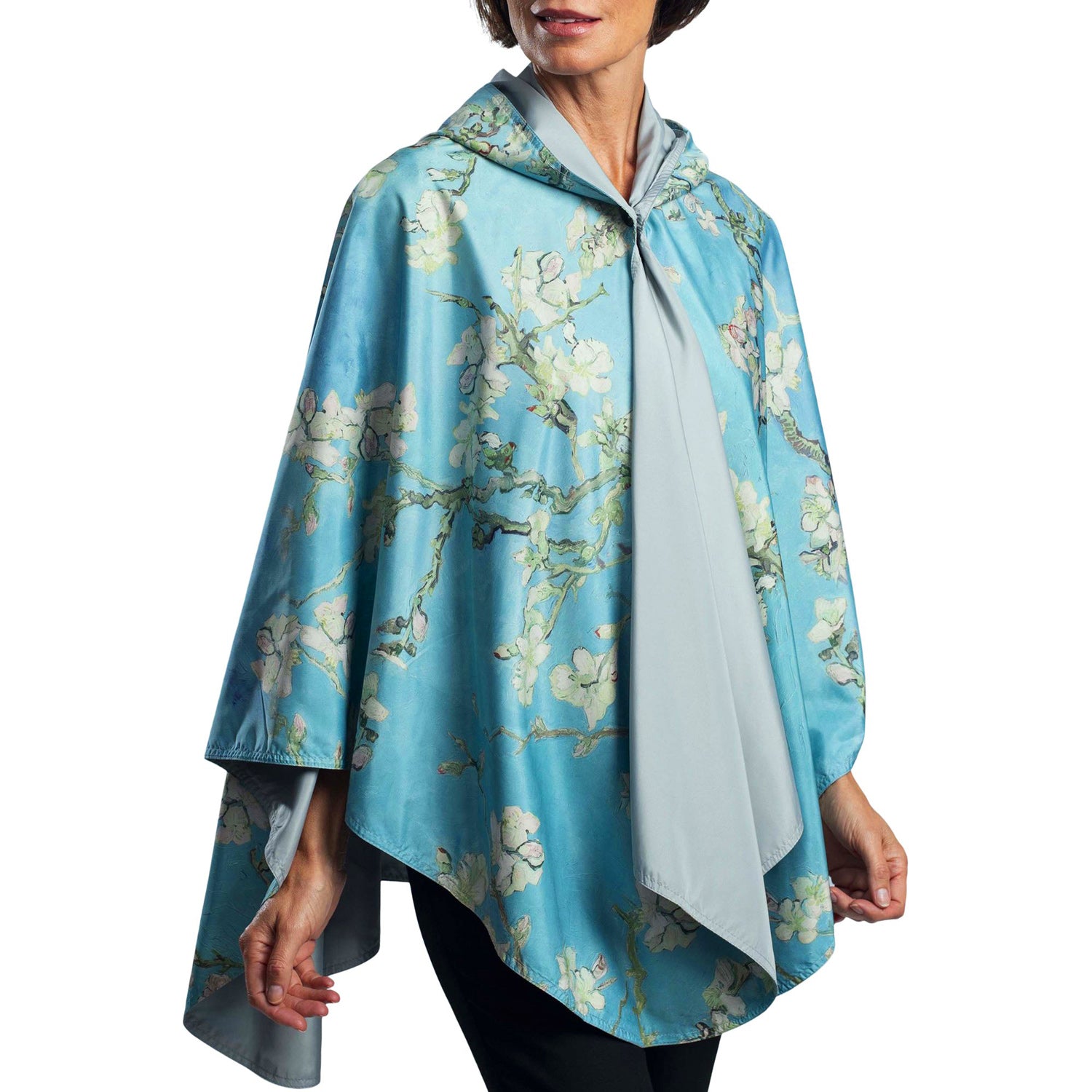  Van Gogh Almond Blossoms Rain Cape by Raincaper 