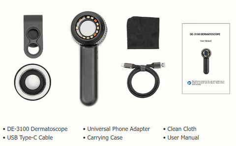 КОМПЛЕКТ ДЕРМАТОСКОПА IBOOLO DE-3100