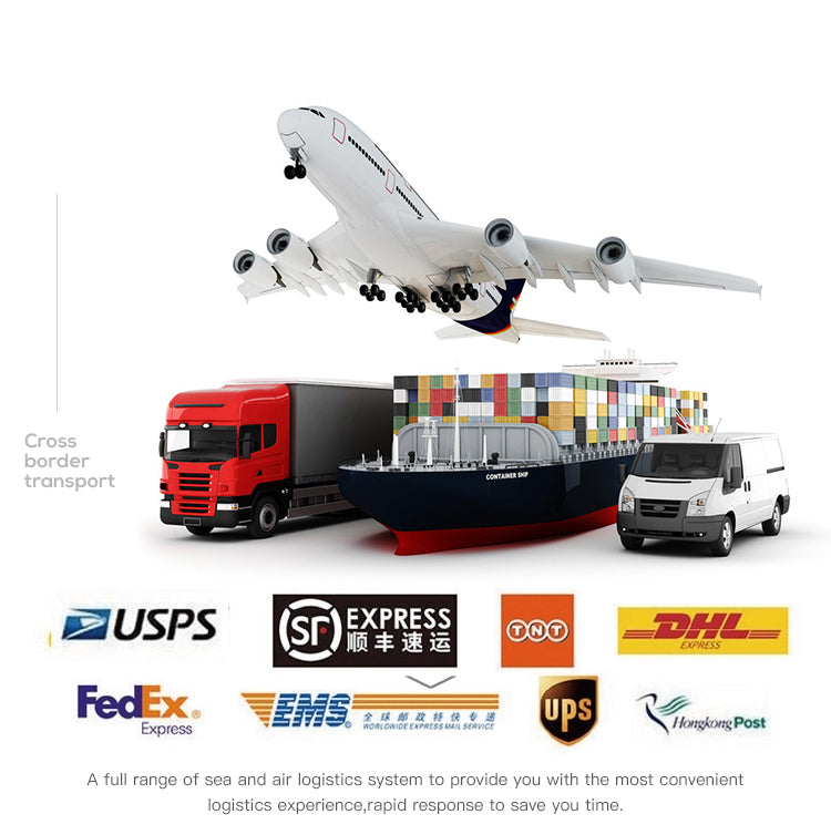 A variety of logistics channels are available