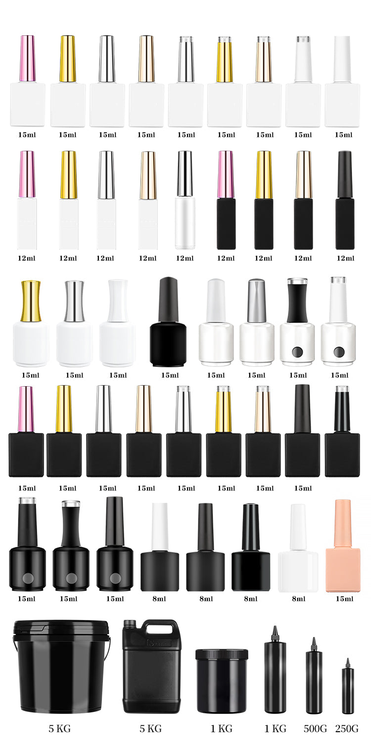 Various bottles can be customized