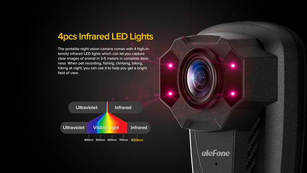 Ulefone Night Vision Camera, IP66 Waterproof, Small and portable