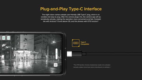 Ulefone Night Vision Camera, IP66 Waterproof, Small and portable