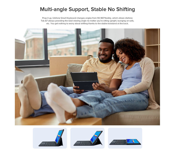Ulefone Smart Keyboard, designed for Ulefone Tab A7, Trackpad Built-in