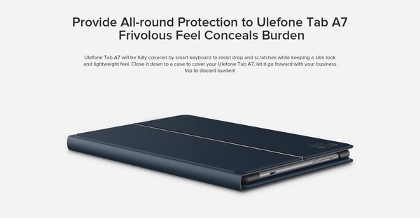 Ulefone Smart Keyboard, designed for Ulefone Tab A7, Trackpad Built-in