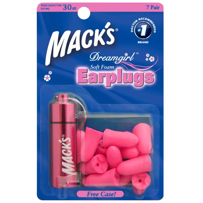 Mack's Dreamgirl Foam Ear Plugs (7 pairs)