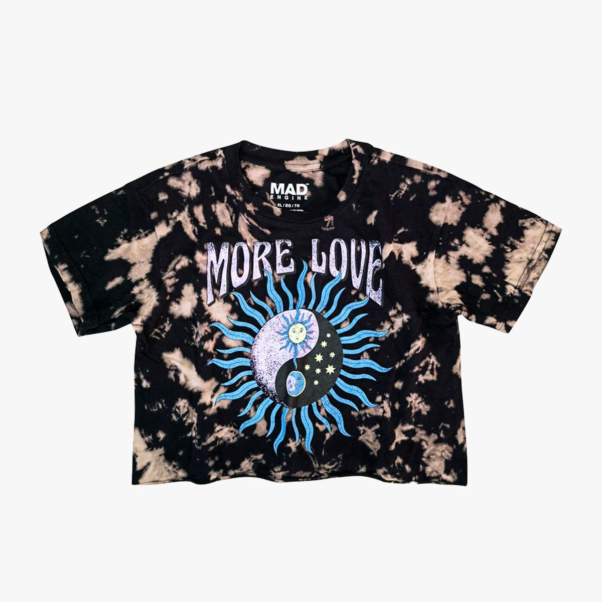 Aesthetic Crop Top More Love Tie Dye