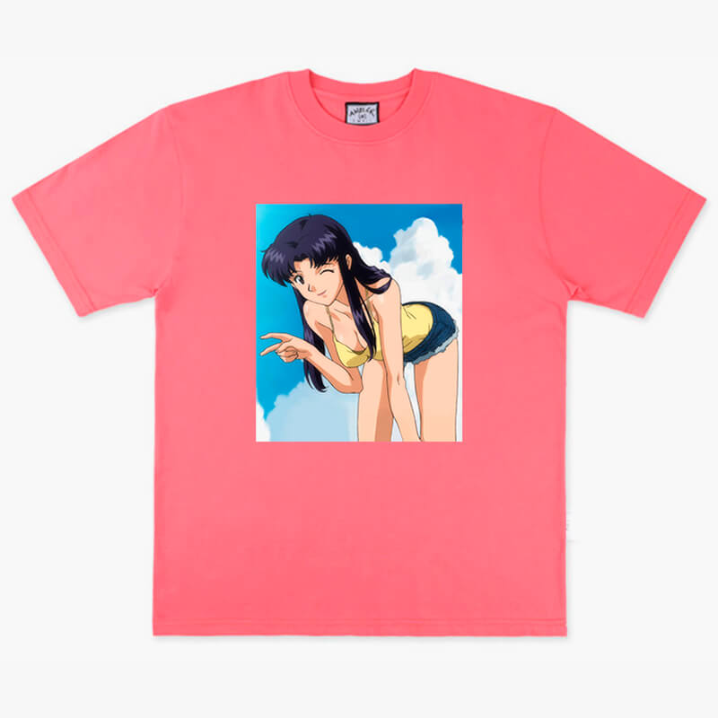 Anime Aesthetic Misato Katsuragi Hot Beach Party T-Shirt