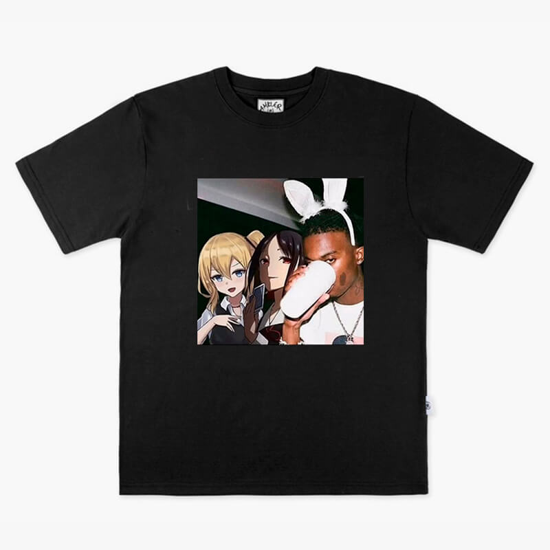 Anime Style Playboi Carti and K-On Girls T-Shirt