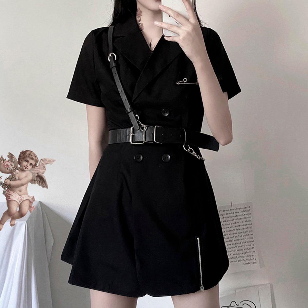 Black Aesthetic Romper