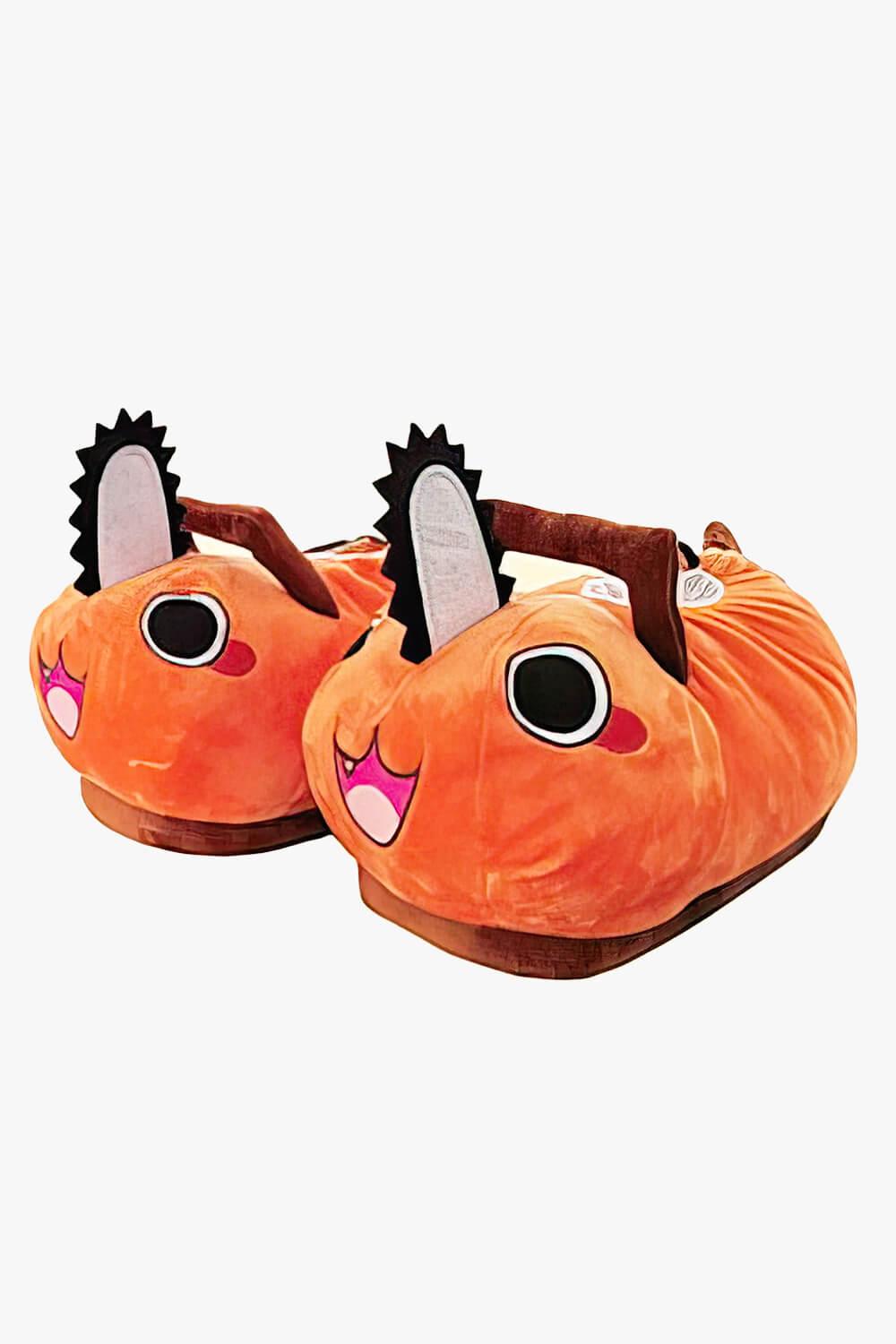 Pochita Slippers Chainsaw Man Plush Shoes