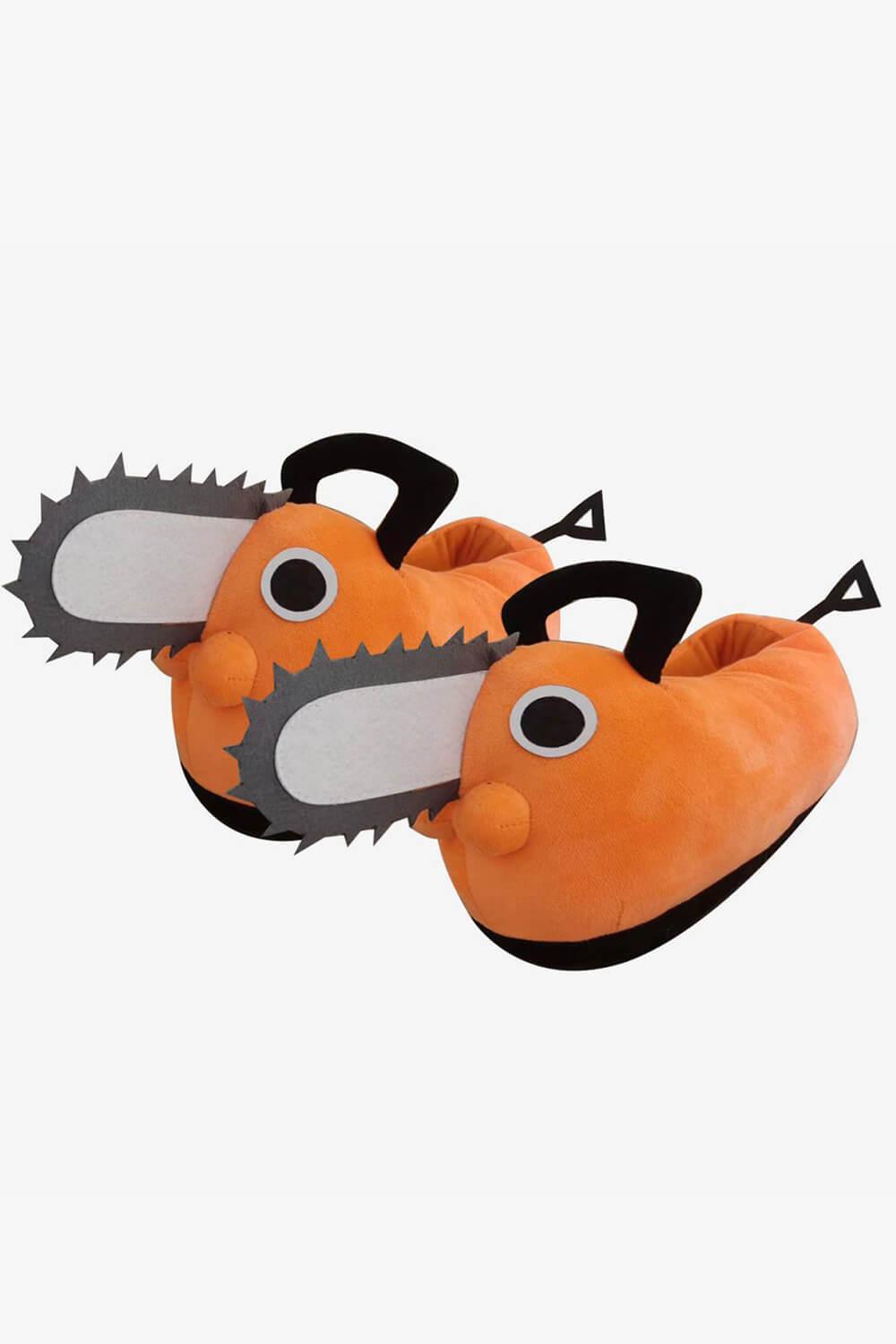 Pochita Slippers Chainsaw Man Plush Shoes