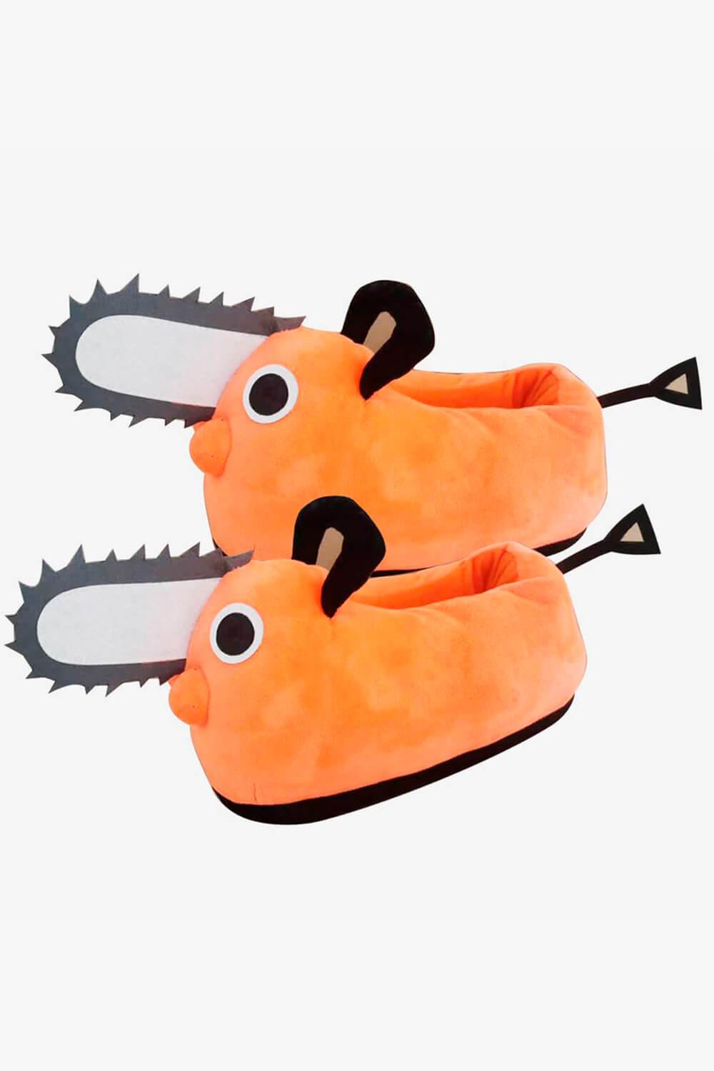 Pochita Slippers Chainsaw Man Plush Shoes