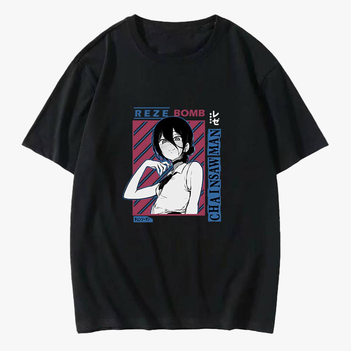 Chainsaw Man Reze Smile Manga T-Shirt