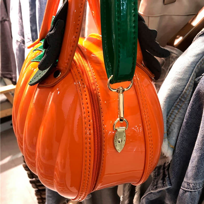 Creative Pumpkin Handbag Bright Fashion