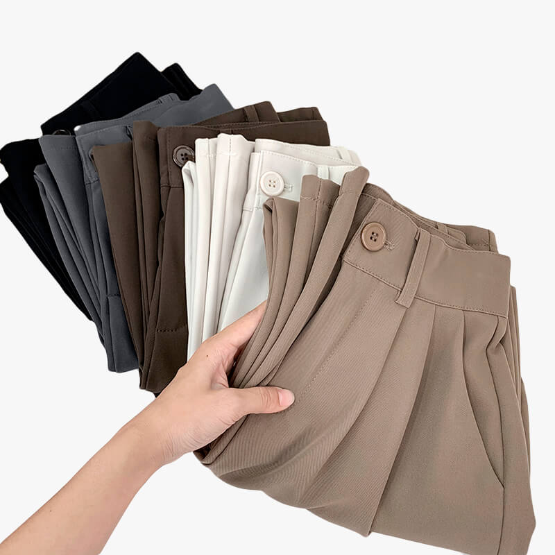 Dark Academia High Waist Pencil Pants